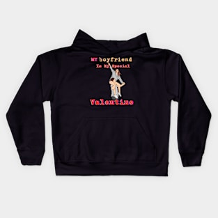 Boyfriend Love Tee: Show Your Affection with Style this Valentine's Day Kids Hoodie